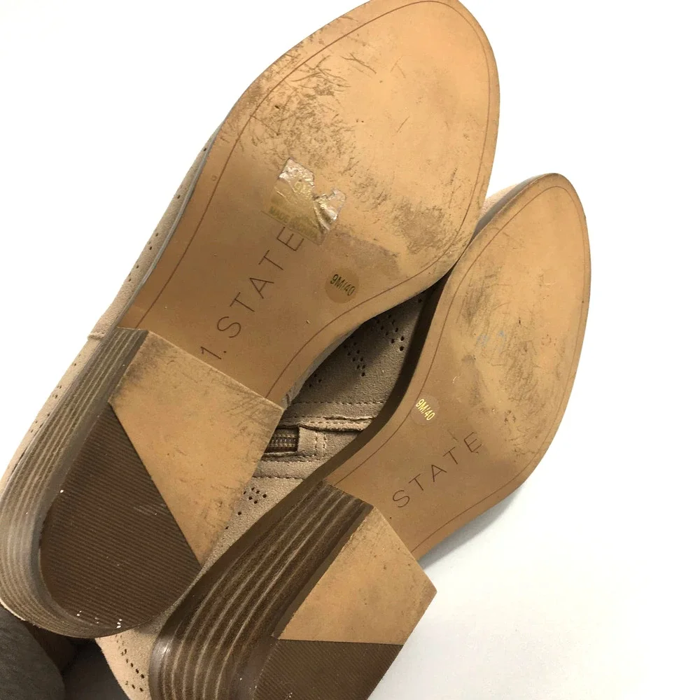 1. State Renna Perforated Booties Size 9M